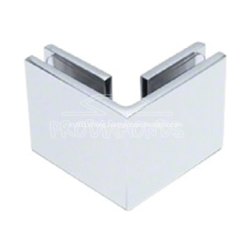 Square Heavy-Duty 90 Degree Glass-to-Glass Clamps